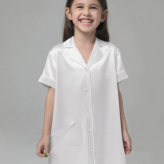 Silk Nightshirt For Girls