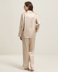 22 Momme Classic Silk Pajamas Set Champagne