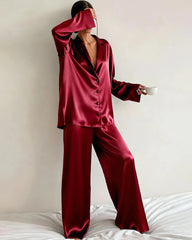 Relaxed Oversize Silk Pajamas
