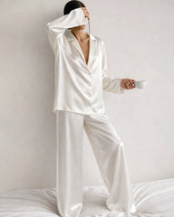 Relaxed Oversize Silk Pajamas