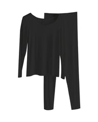Women‘s Brushed Thermal Underwear Set - DAISYSILK UK
