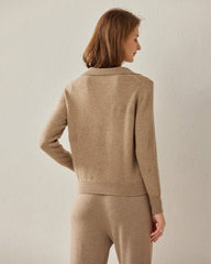 Women's Polo Collar Cashmere Sweater