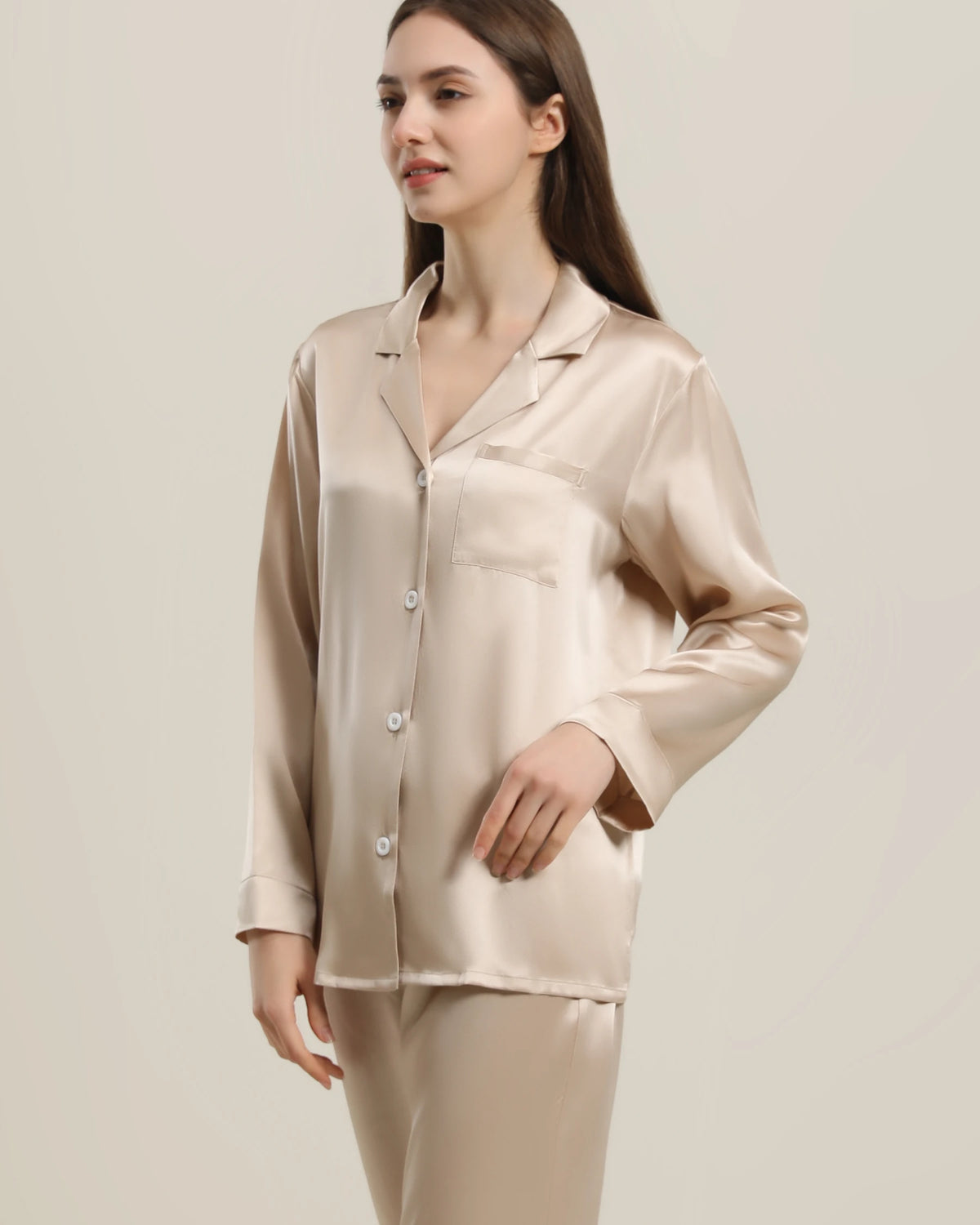 Women's Silk Two Piece Pajamas - DAISYSILK UK